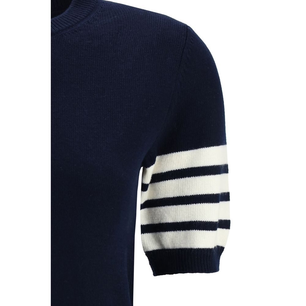Blue Fleece Wool Sweatshirt