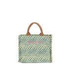 Multicolor Fabric Shoulder Bag