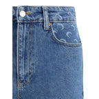 Light Blue Cotton Relaxed Fit Jeans