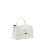 White Calf Leather Bos Taurus Shoulder Bag