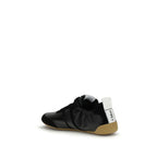 Black Goatskin Athletic Sneakers