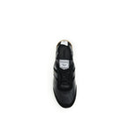 Black Goatskin Athletic Sneakers