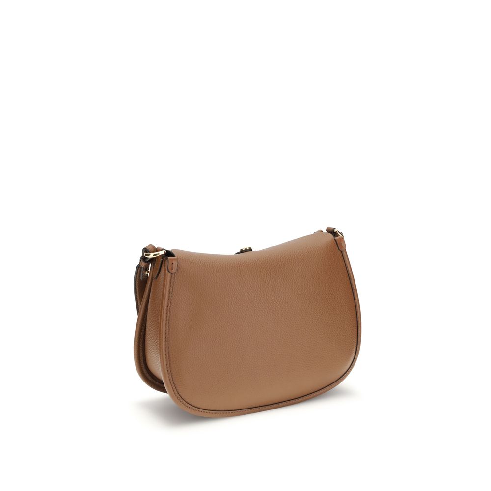 Brown Calf Leather Bos Taurus Shoulder Bag