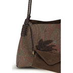 Brown Pvc Shoulder Bag