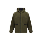 Green Polyester Hoodie