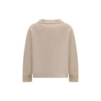 Beige Fleece Wool Sweatshirt