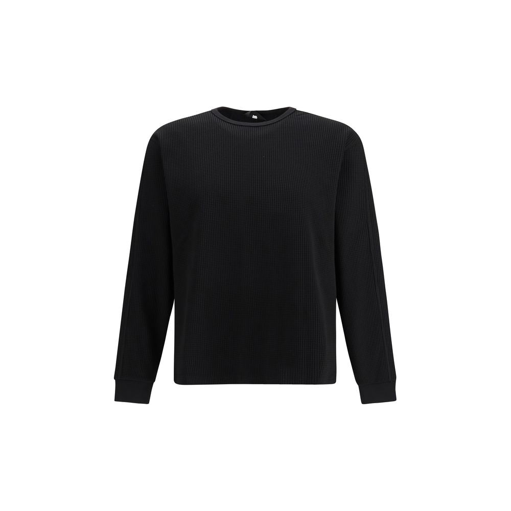 Black Cotton Sweatshirt