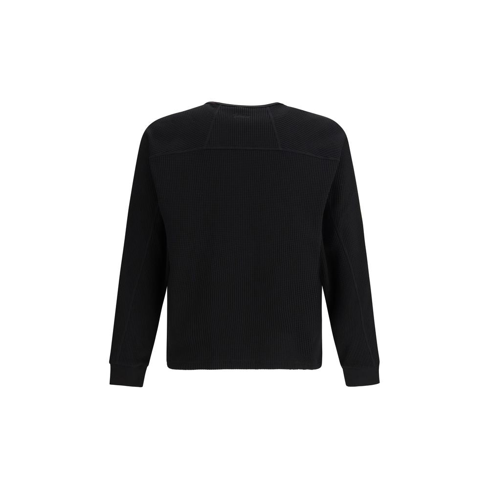Black Cotton Sweatshirt
