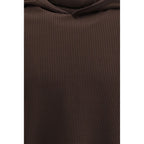 Brown Cotton Sweatshirt