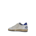 White Calf Leather Bos Taurus Low Top Sneakers
