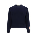 Blue Nylon Sweatshirt