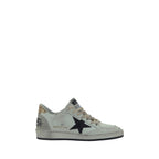 White Goatskin Low Top Sneakers