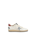Cream Calf Leather Bos Taurus Low Top Sneakers