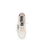 Cream Calf Leather Bos Taurus Low Top Sneakers