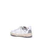 Gray Calf Leather Bos Taurus Chunky Sneakers