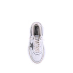Gray Calf Leather Bos Taurus Chunky Sneakers