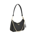 Black Calf Leather Bos Taurus Shoulder Bag