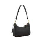 Black Calf Leather Bos Taurus Shoulder Bag