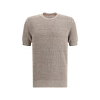 Beige Linen T-Shirt