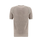 Beige Linen T-Shirt