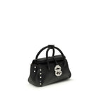 Black Calf Leather Bos Taurus Handbag