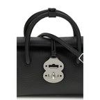 Black Calf Leather Bos Taurus Handbag