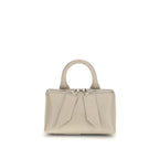 Beige Calf Leather Bos Taurus Handbag