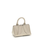 Beige Calf Leather Bos Taurus Handbag