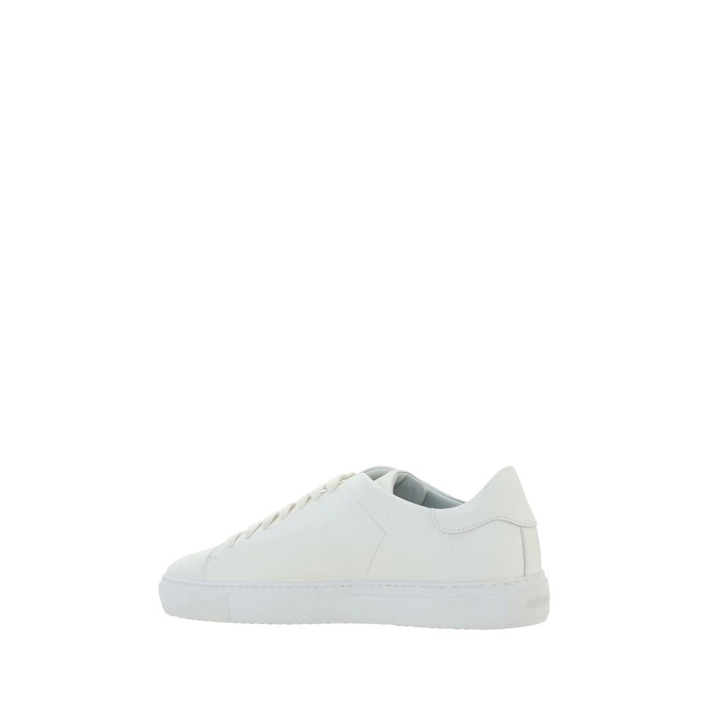 White Calf Leather Bos Taurus Low Top Sneakers