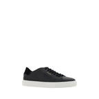 Black Calf Leather Bos Taurus Low Top Sneakers