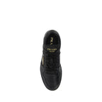Black Calf Leather Bos Taurus Low Top Sneakers