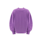 Purple Cotton Sweatshirt