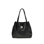 Black Calf Leather Bos Taurus Shoulder Bag