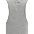 Gray Cotton Casual Dress