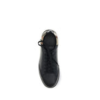 Black Calf Leather Bos Taurus Low Top Sneakers