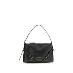 Black Calf Leather Bos Taurus Shoulder Bag