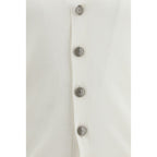 White Cotton Cardigan