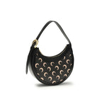 Black Polyethylene Shoulder Bag