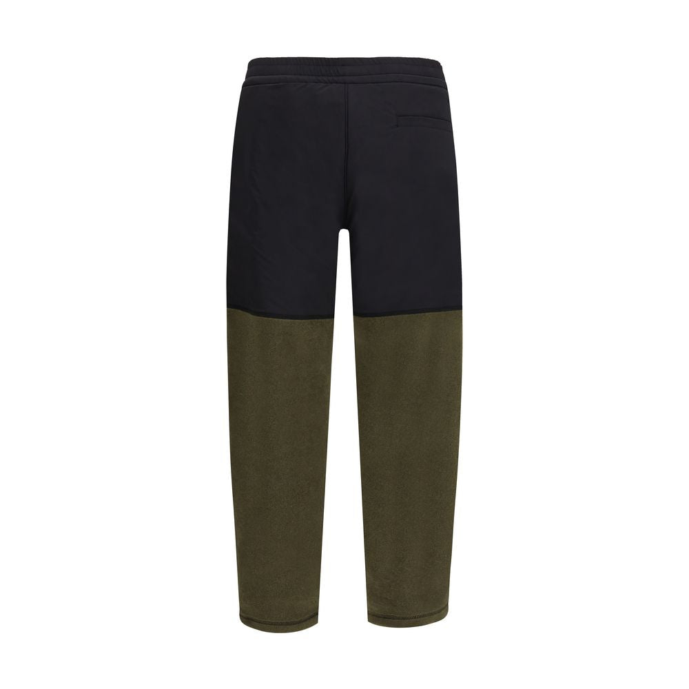 Green Polyester Athletic Pants