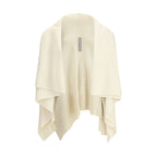 Cream Fleece Wool Cardigan