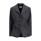 Gray Wool Blazer