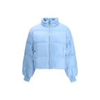 Light Blue Nylon Coat