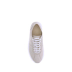 Cream Calf Leather Bos Taurus Low Top Sneakers