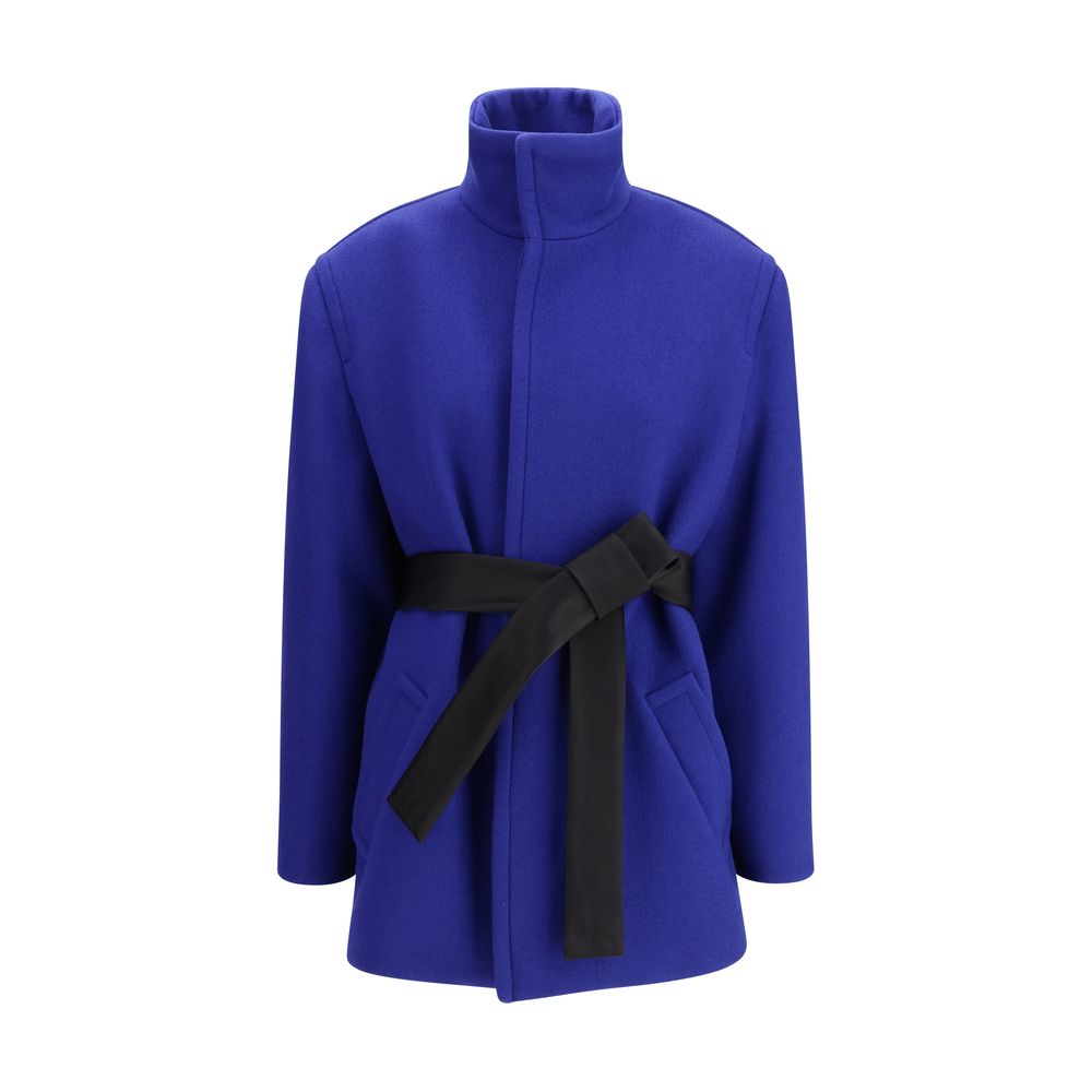 Blue Wool Coat