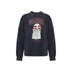 Black Cotton Sweatshirt