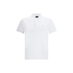 White Cotton Polo Shirt