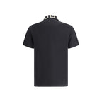 Black Cotton Polo Shirt