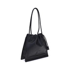 Black Calf Leather Bos Taurus Handbag