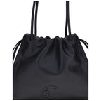 Black Calf Leather Bos Taurus Handbag