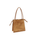 Beige Calf Leather Bos Taurus Handbag